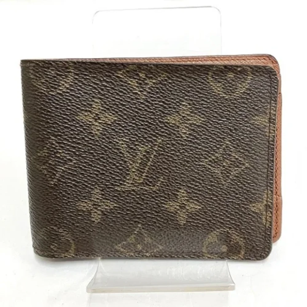 Louis Vuitton Vintage Pre-owned Canvas wallets Brown Dames