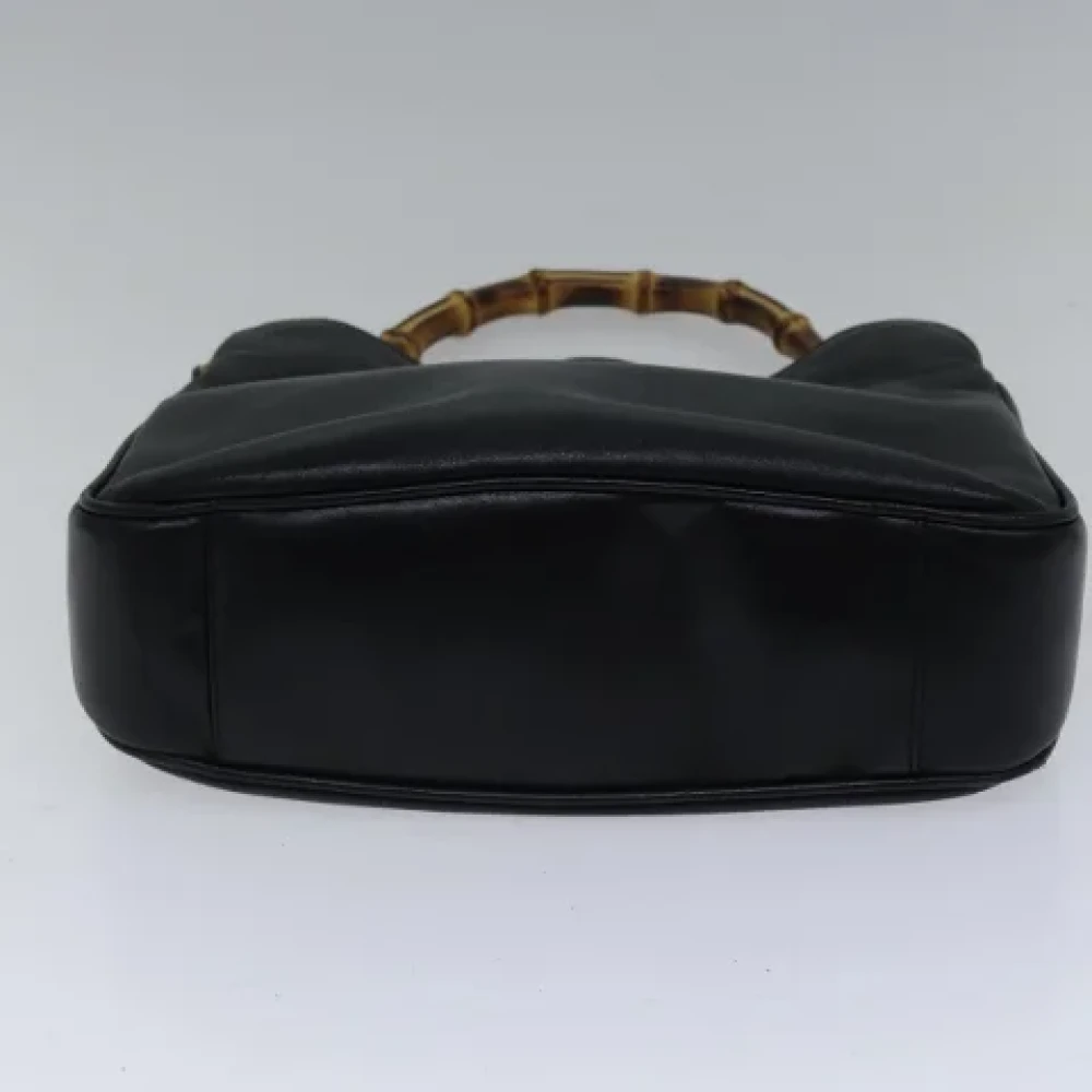 Gucci Vintage Pre-owned Leather handbags Black Dames