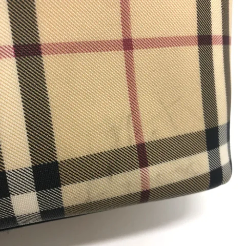 Burberry Vintage Pre-owned Fabric shoulder-bags Beige Dames