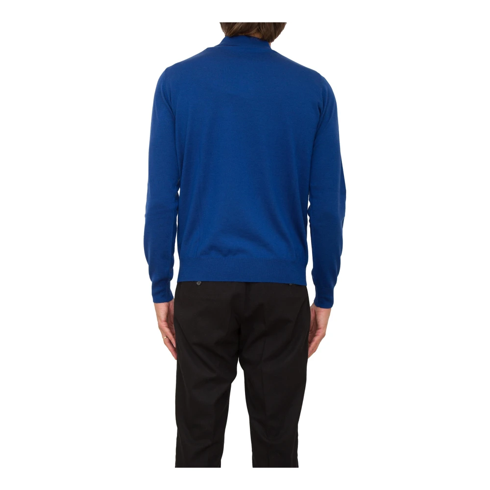 Paolo Pecora Blauw Polo Shirt Blue Heren