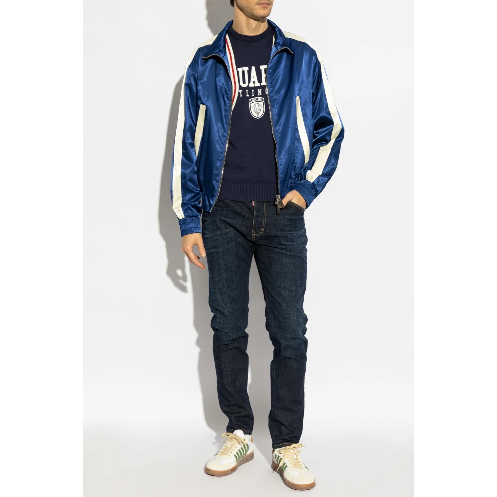 Dsquared2 Trui met logo Blue Heren