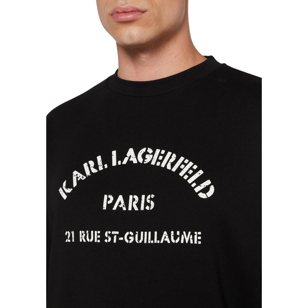 Karl Lagerfeld Sweatshirt crewneck 705122-544910 Black Heren