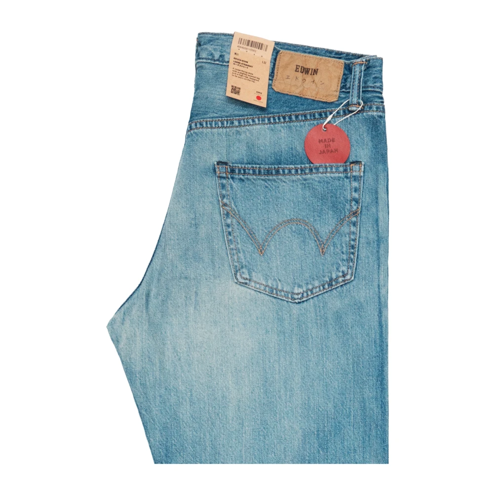 Edwin Japanse Wijde Rechte Pijp Katoenen Jeans Blue Heren