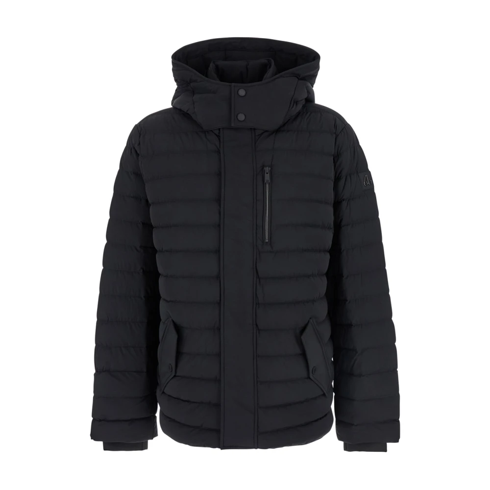 Moose Knuckles Zwarte Greystone Jas 2 Black Heren
