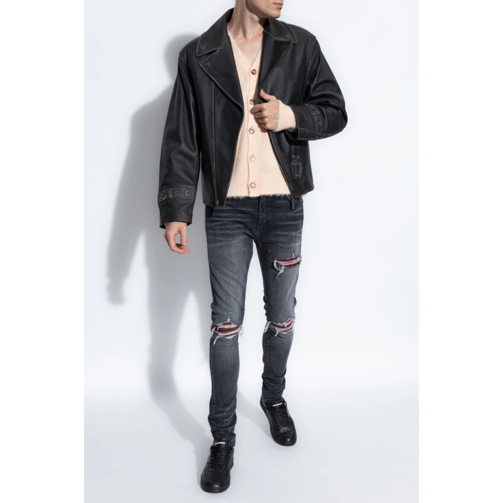 Amiri Jeans met versleten effect Gray Heren