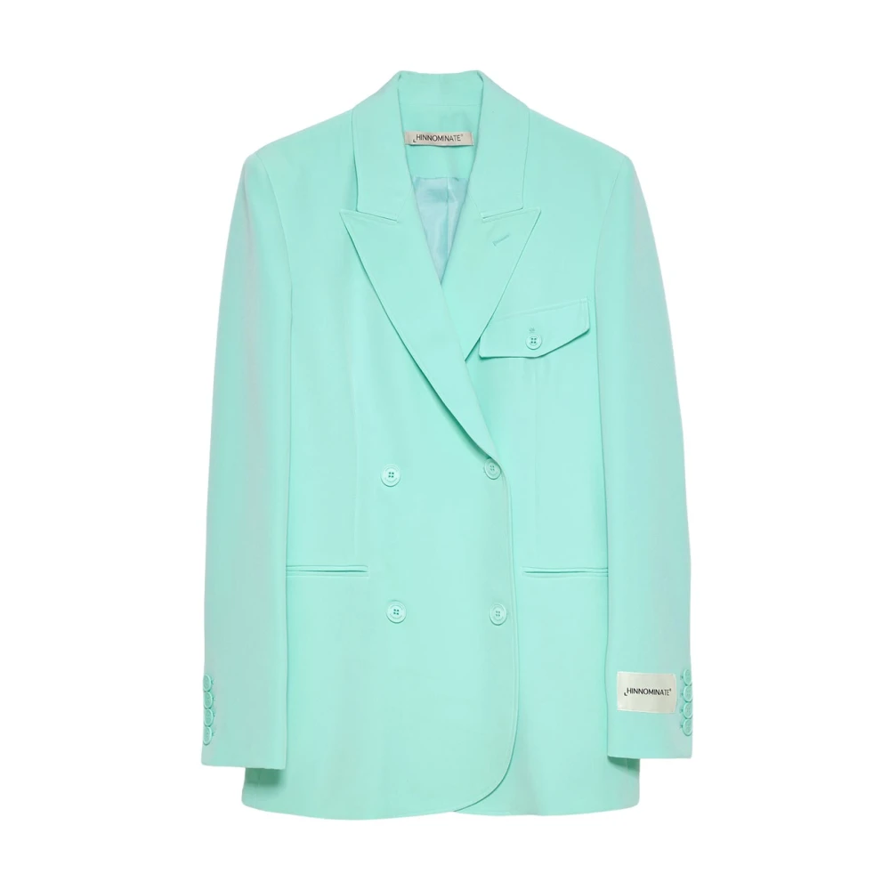 Hinnominate Green Polyester Suits & Blazer Green Dames