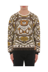 Sweater with Knitted Teddy Bear