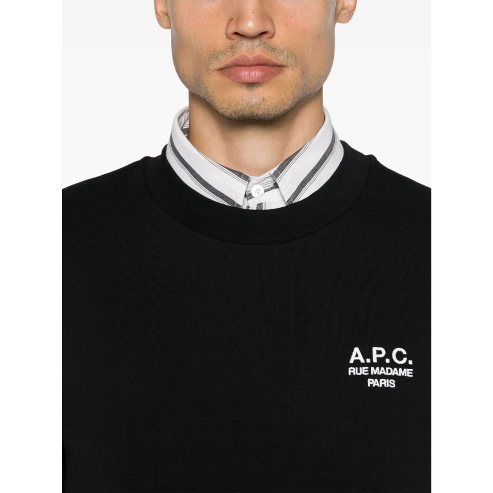 A.p.c. Zwarte Sweater Herenmode Black Heren
