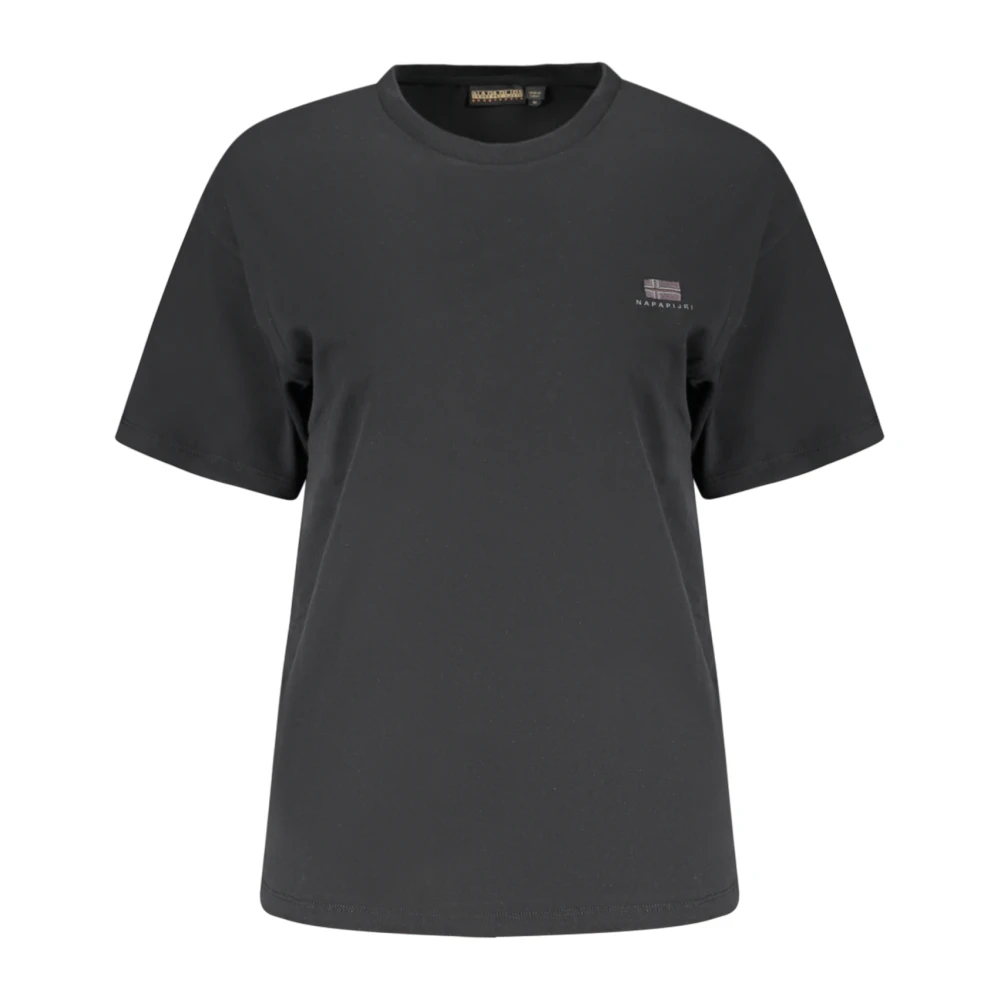 Napapijri Black T-Shirts, Female, S, Nina Short Sleeve T-Shirt