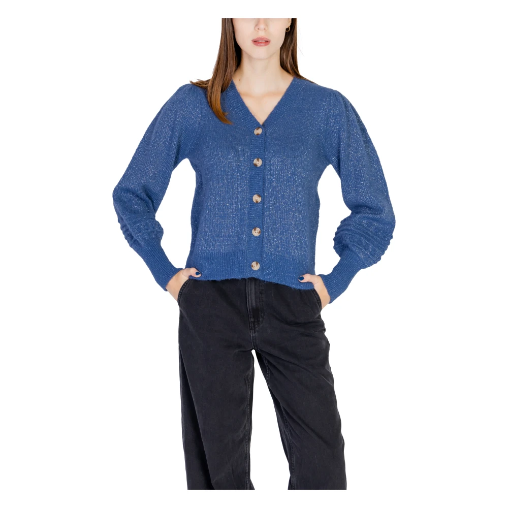 Vila Herfst Winter Dames Gebreide Collectie Blue Dames