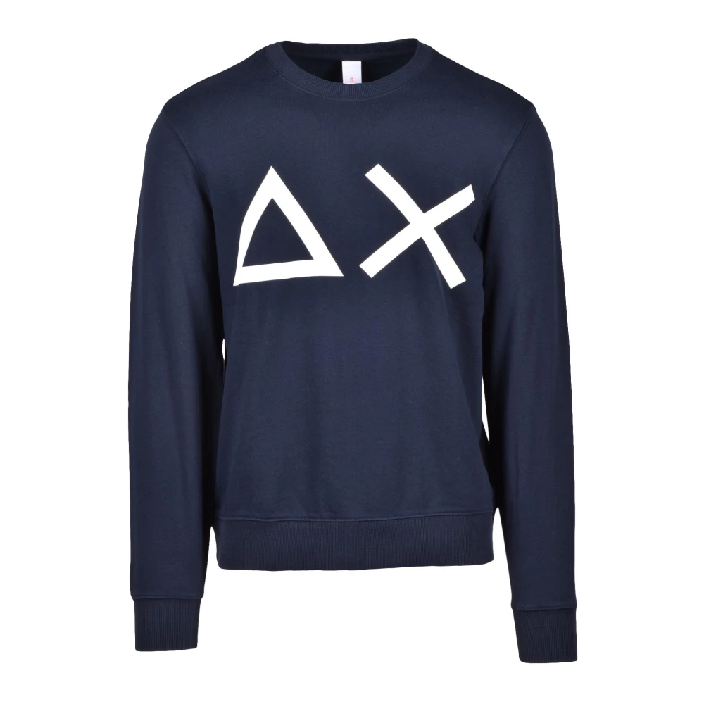 Sun68 Sweatshirt Blue Heren
