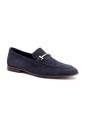 mocassin-bleu-en-daim-avec-pince-metallique