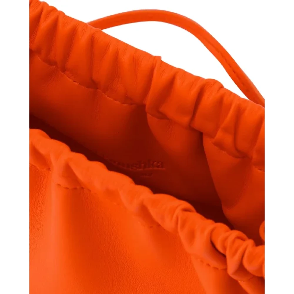 Nanushka Leather clutches Orange Dames