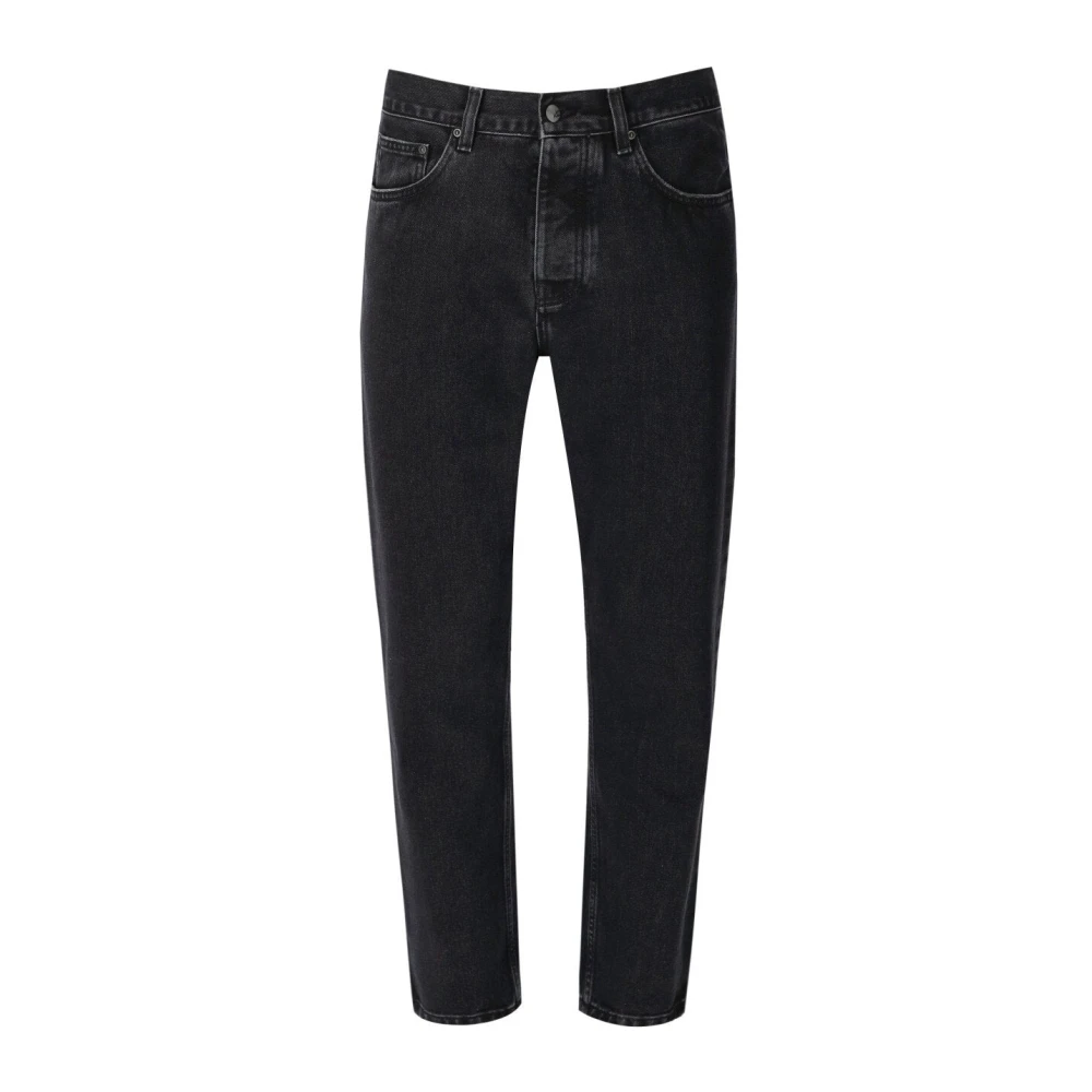 Carhartt Wip Black Newel Pant - Male - Straight Fit Jeans - W36 - Jeans