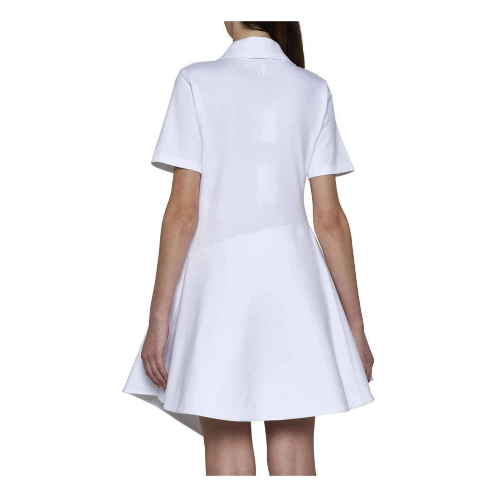 JW Anderson Witte Asymmetrische Polojurk White Dames