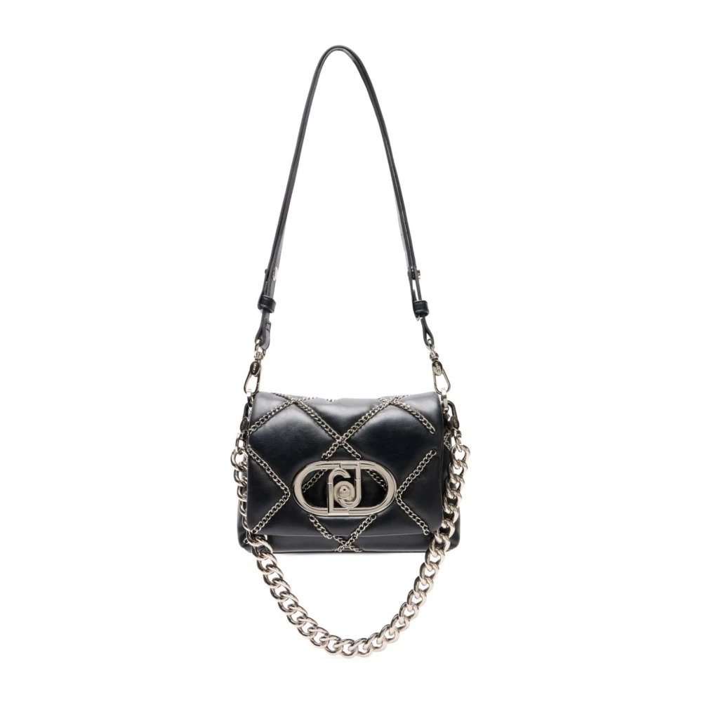 Liu Jo Zwarte Schoudertas Elegant Mode Accessoire Black Dames
