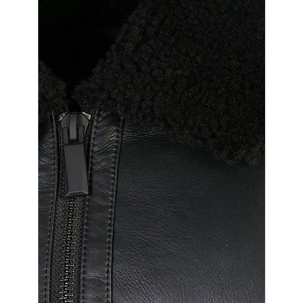 Calvin Klein Zwarte Parka Jas voor Mannen Black Heren