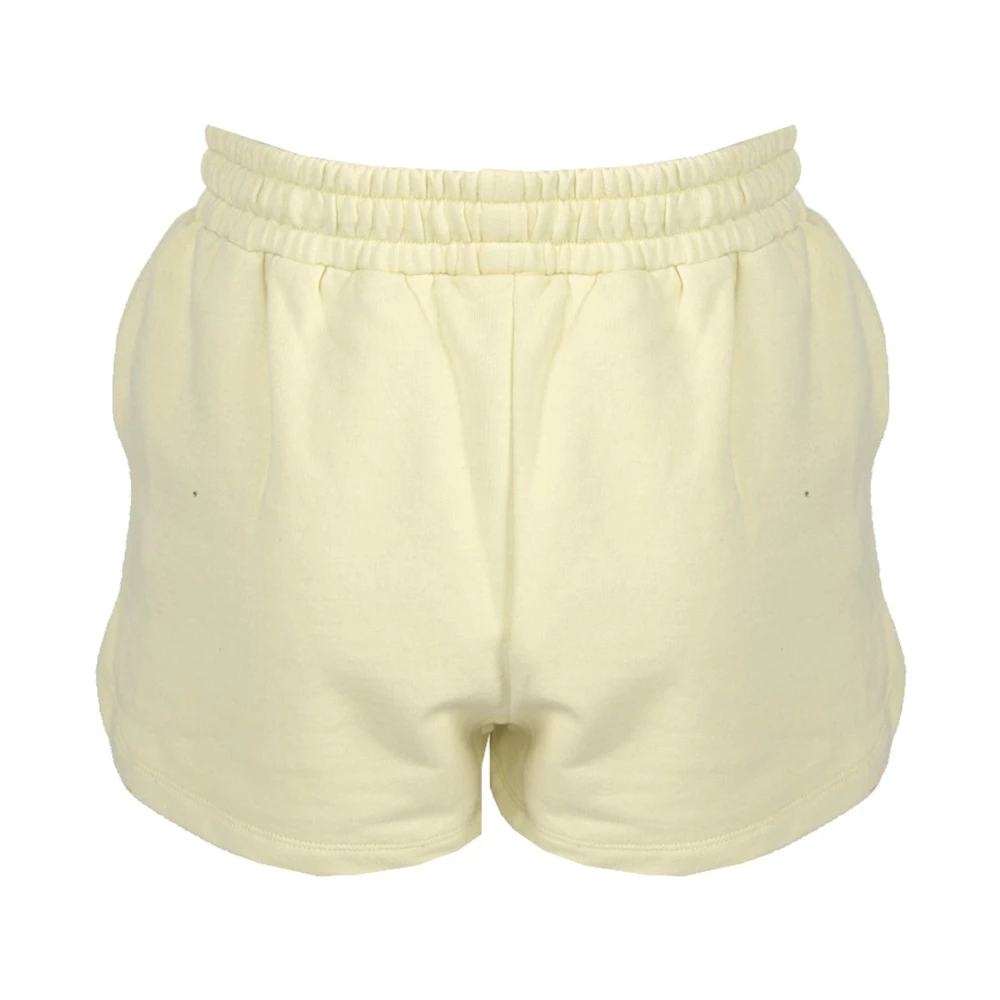 pinko Comfortabele Sweat Shorts Modern Ontwerp Beige Dames