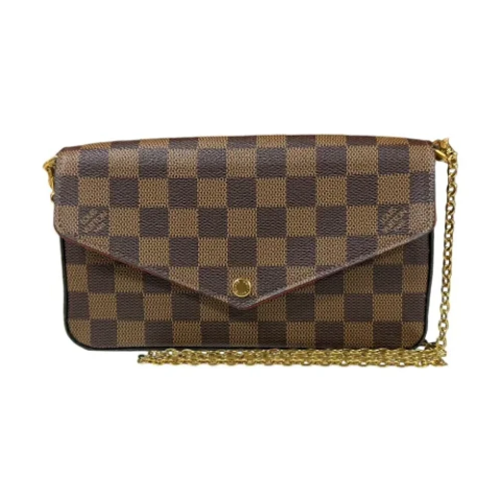 Louis Vuitton Vintage Pre-owned Canvas crossbody-bags Brown Dames
