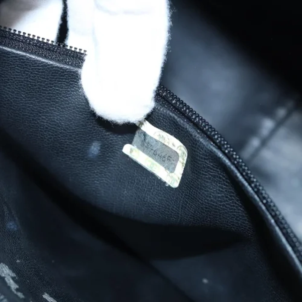 Chanel Vintage Pre-owned Leather shoulder-bags Black Dames