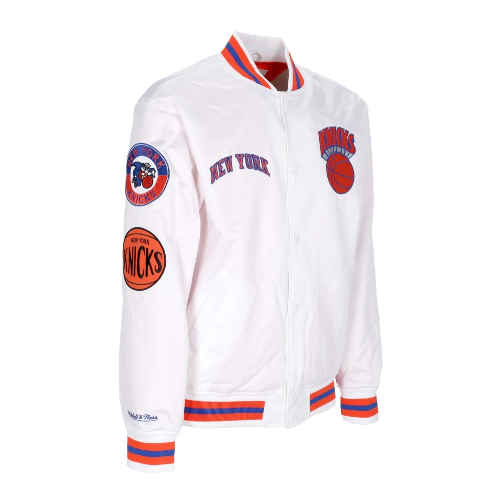 Mitchell & Ness NBA Hometown Bomberjack Wit White Heren