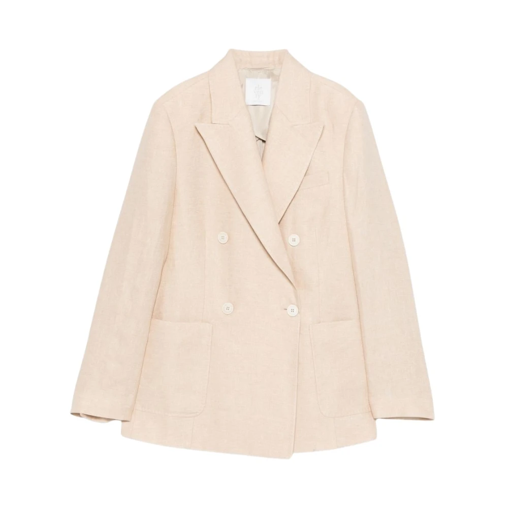 Eleventy Femme Beige Vestes, Taille: 42 Fr Blazer