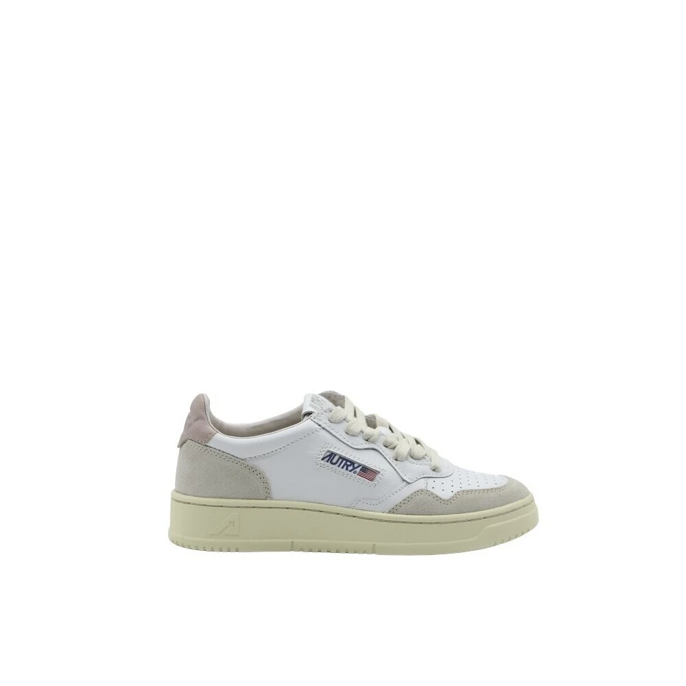 Autry White Sneakers, Female, 4 Uk, Medalist Low Trainers