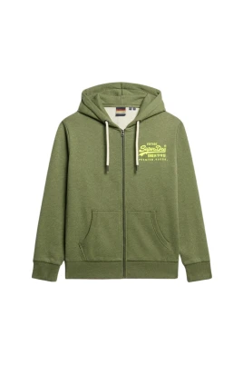 Neon VL Grafisk Hoodie i