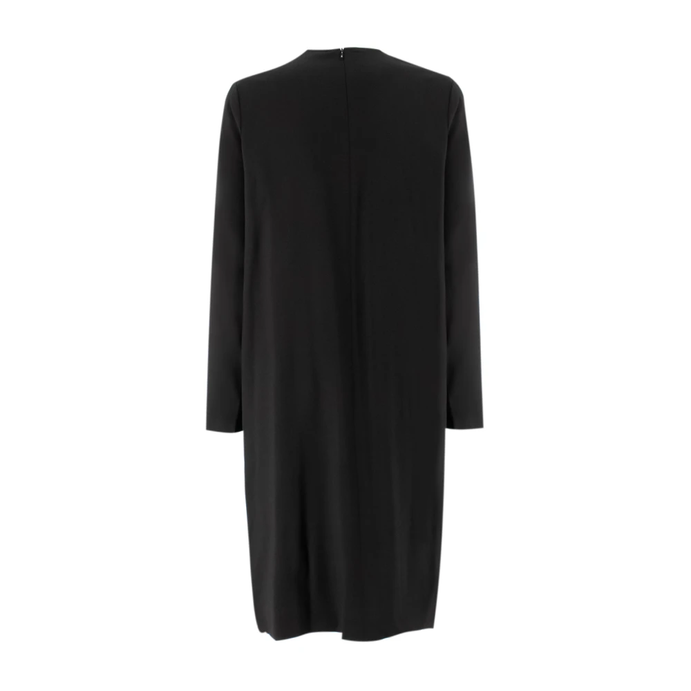 Antonelli Firenze Elegante Broche Losse Fit Jurk Black Dames