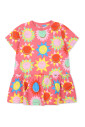 robe-courte-rouge-a-imprime-solaire