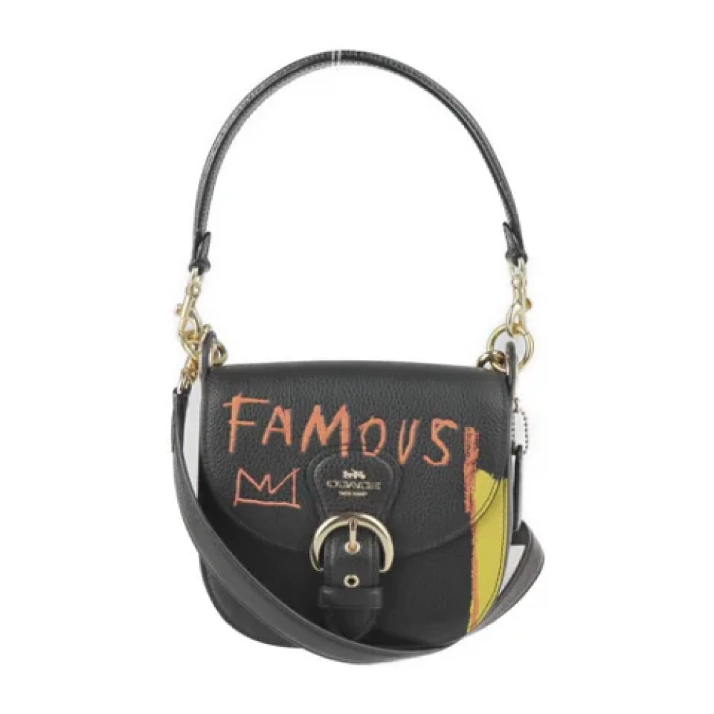 Coach Pre-owned Fabric handbags Black Dames