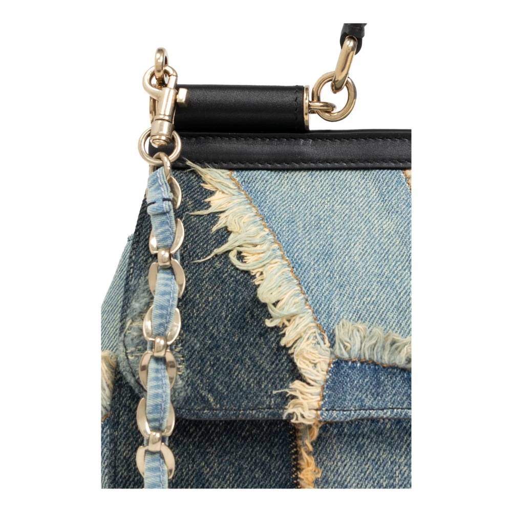 Dolce & Gabbana Schoudertas Sicily Medium Blue Dames