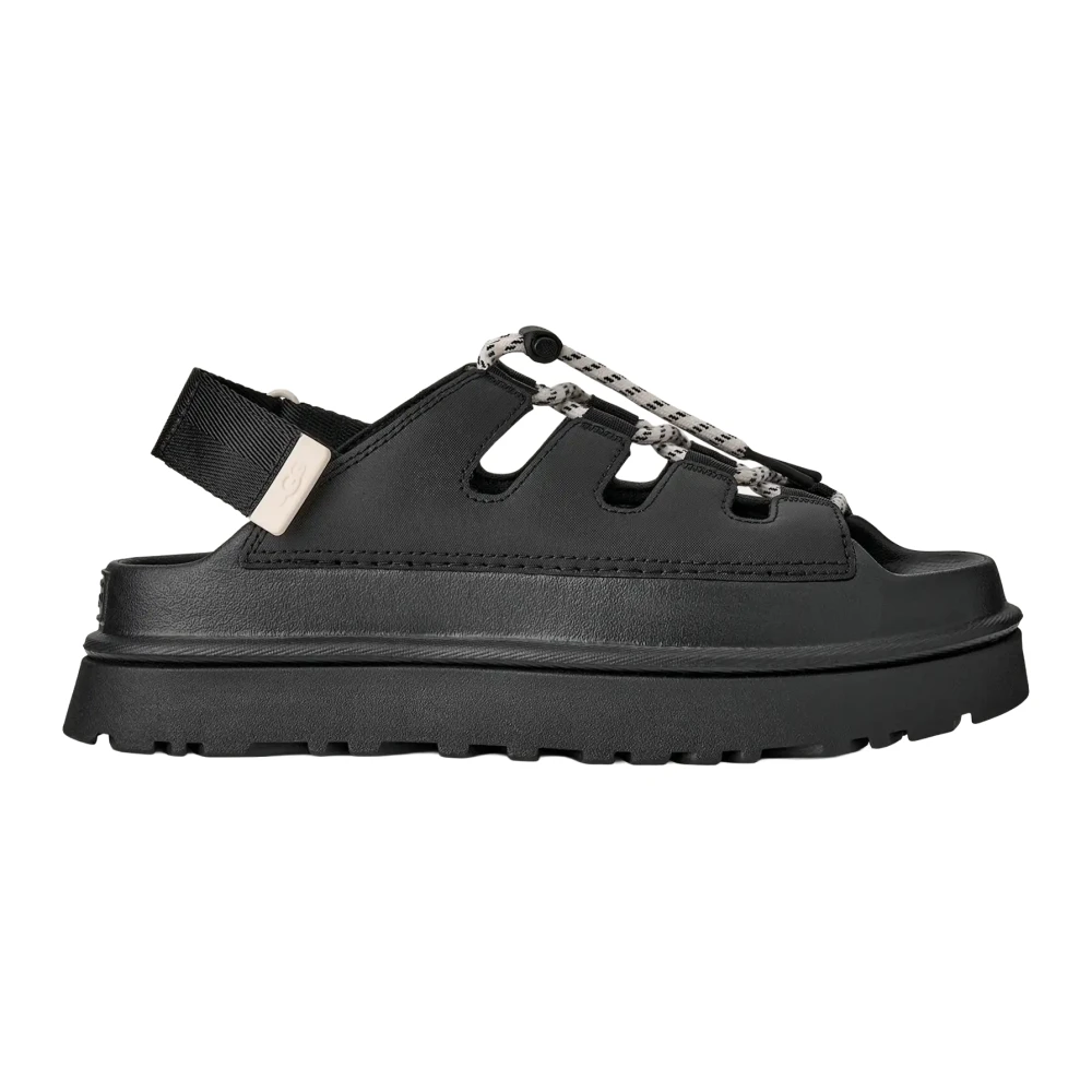 Ugg Women's Black Flat Sandals, 3 Uk, Flat Sandals
