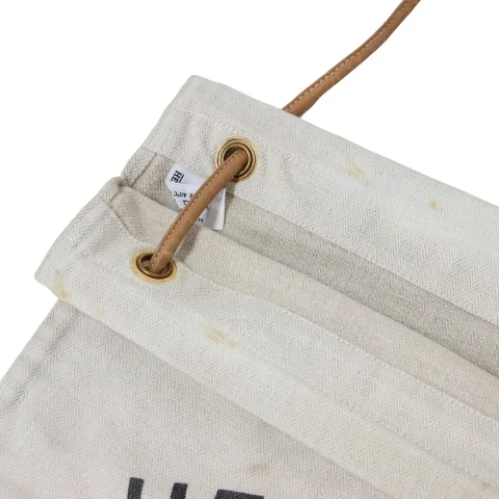 Hermès Vintage Pre-owned Cotton totes Beige Dames