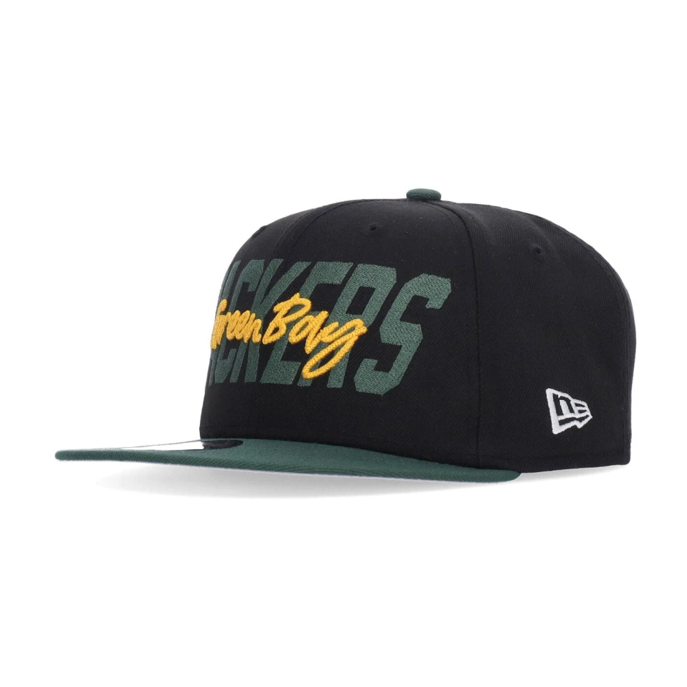 New era Green Bay Packers Platte Klep Pet Black Unisex