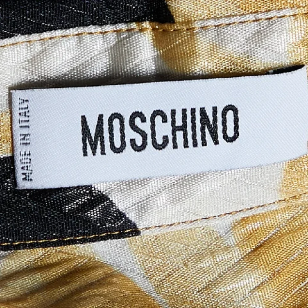 Moschino Pre-Owned Pre-owned Silk dresses Yellow Dames