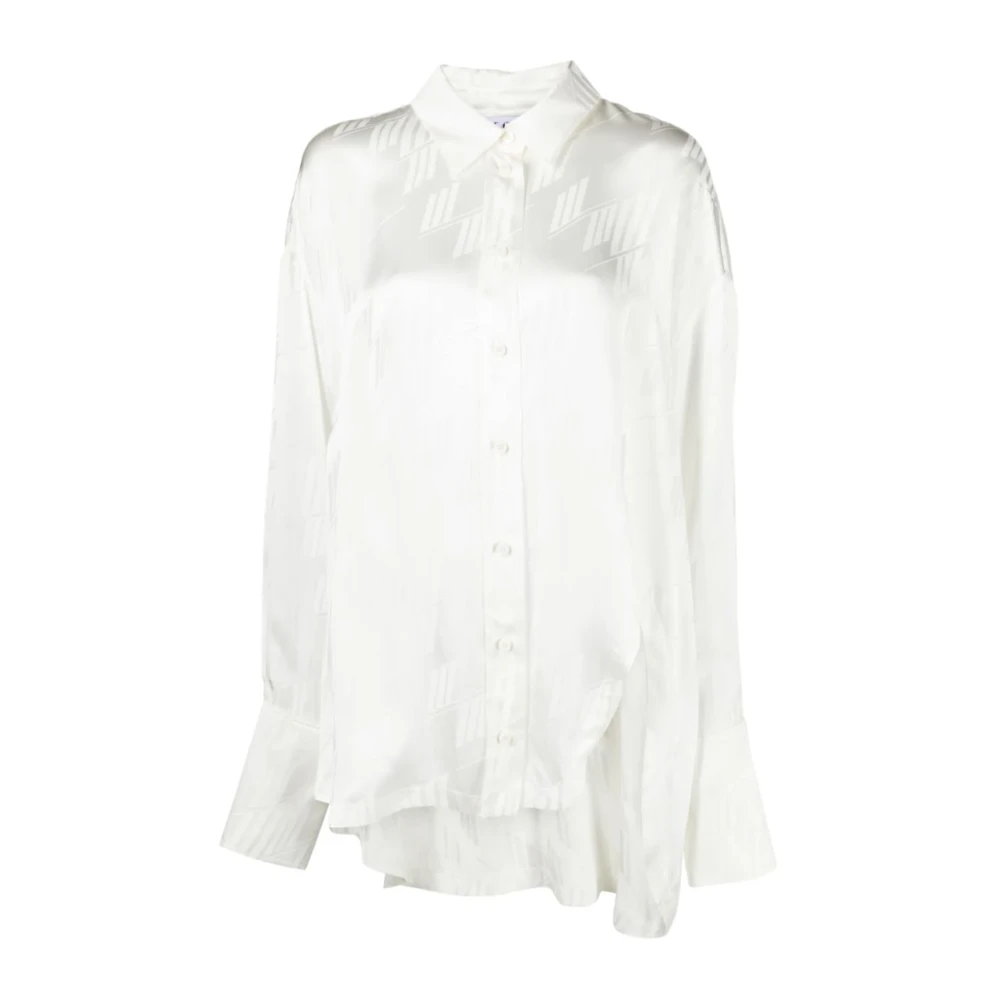 The Attico Melk Diana Shirt White Dames