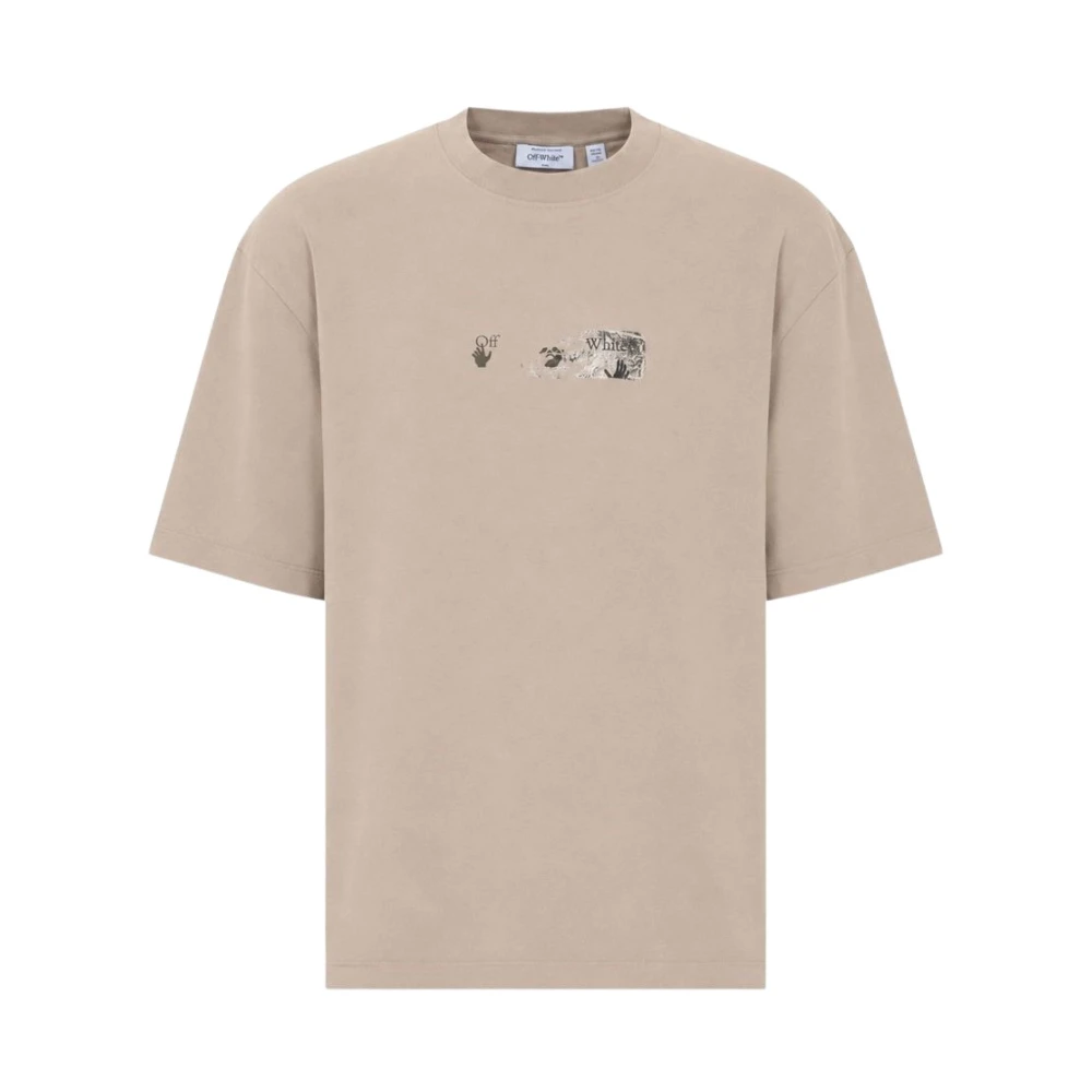 OFF WHITE | T-shirt Spices Arrow Skate in jersey di cotone beige | Uomo | XL - Immagine 5