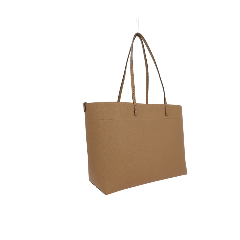 Fendi Stijlvolle Tote Tas in Lichtbruin Brown Dames