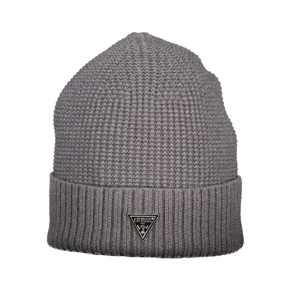 Guess Grijze Polyester Sjaal | Stijlvol Accessoire Gray Unisex