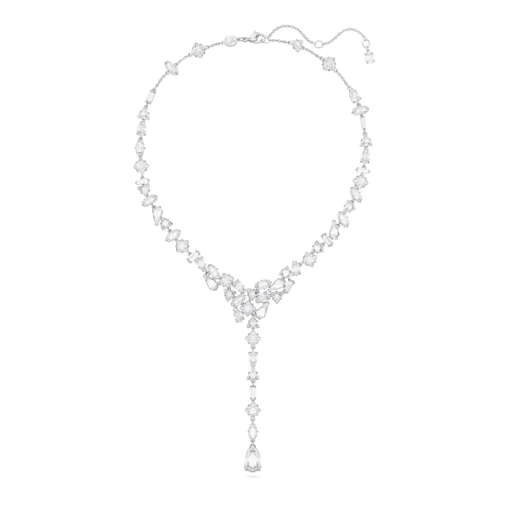 Swarovski Dam Y-halsband Vit Mesmera 5661520 Gray, Dam