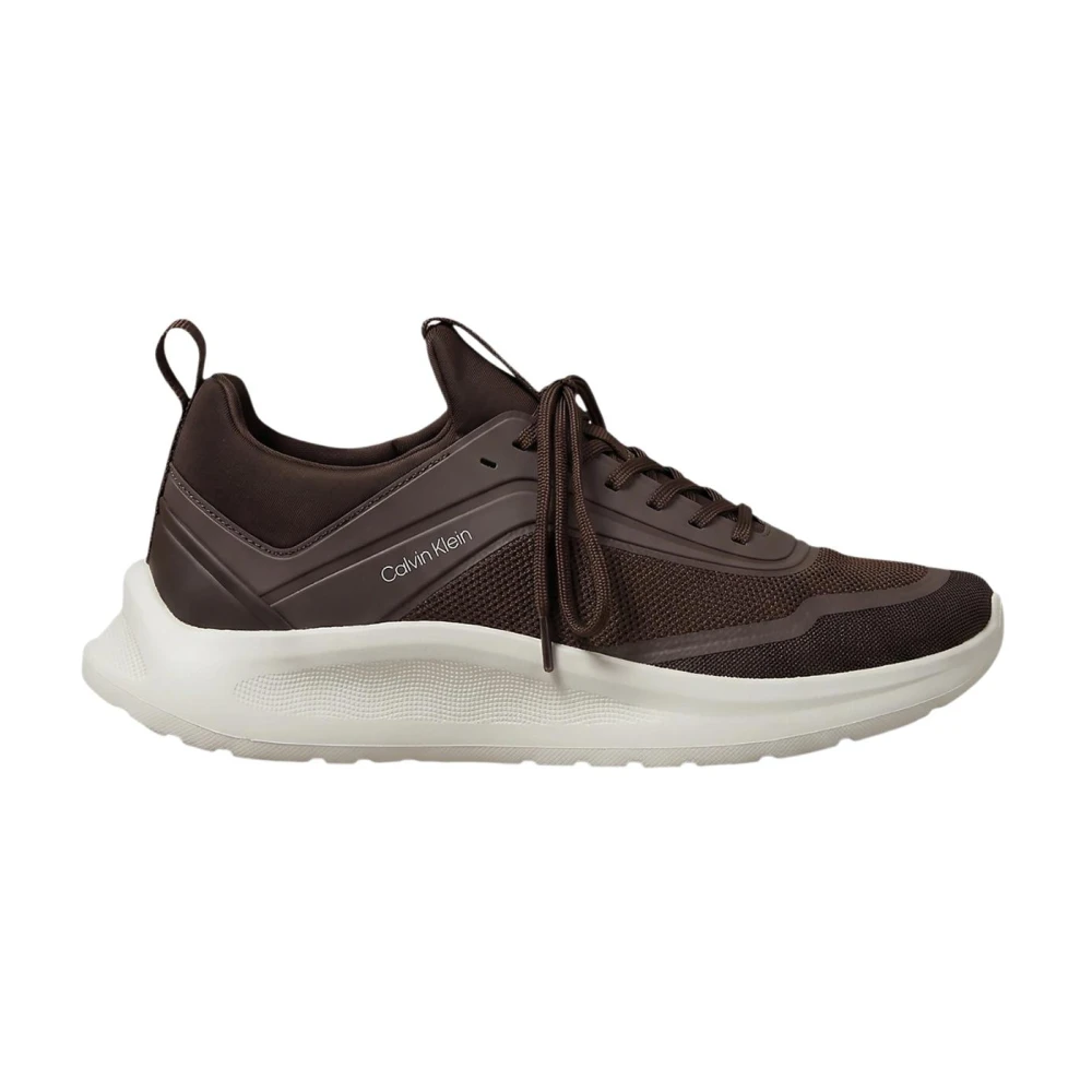 Calvin Klein Men's Brown Sneakers, 10 Uk, Hm0hm02164 Trainers