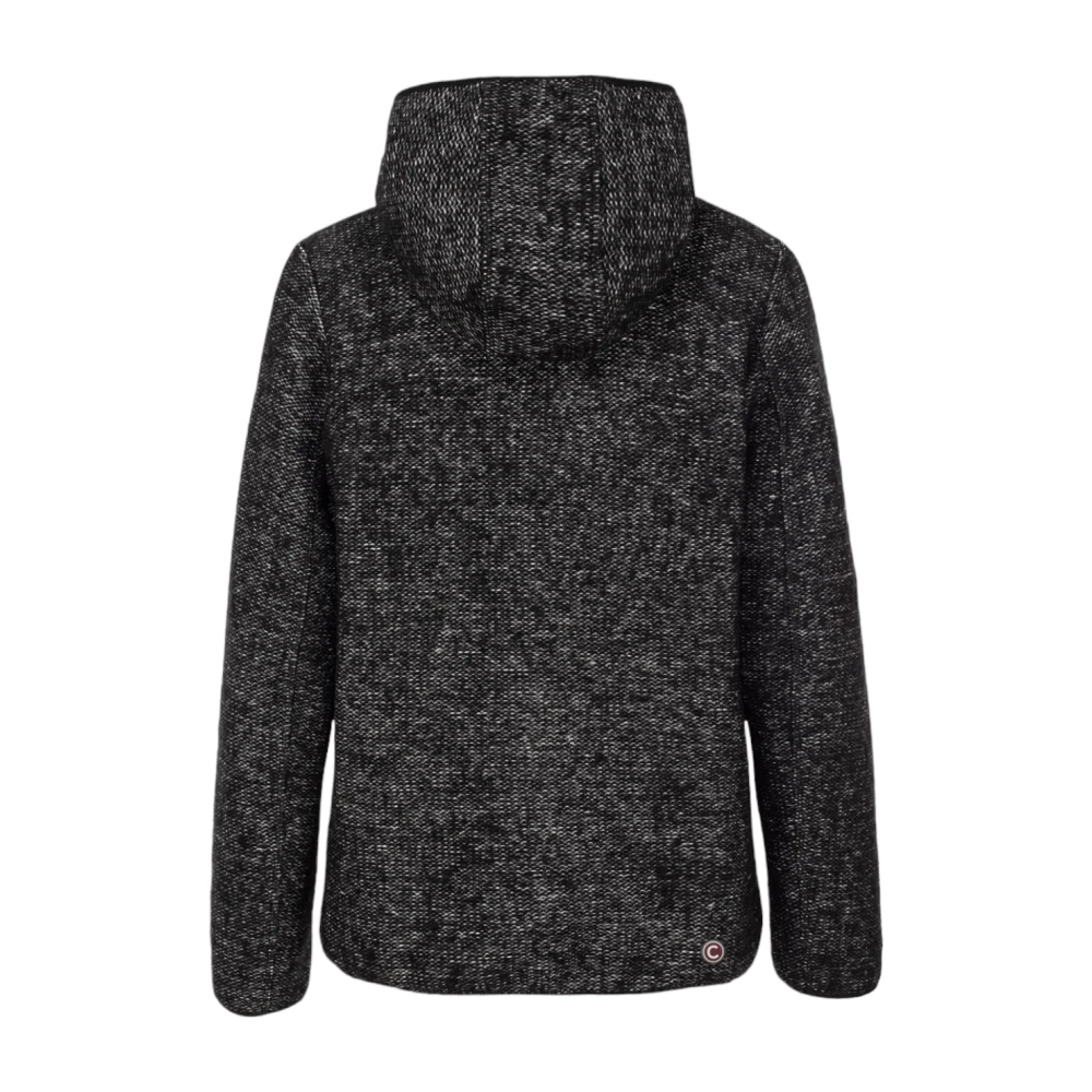 Colmar Zwarte Wollen Hoodie Aw23 Black Heren