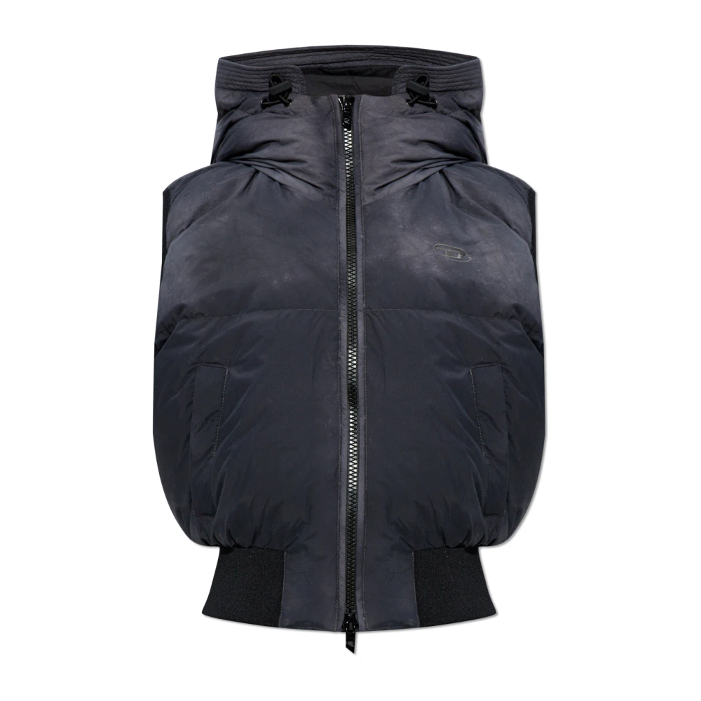 Diesel Donsvest 'W-Peyt' Black Dames