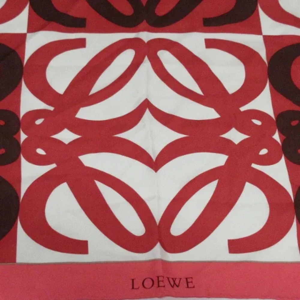 Loewe Pre-owned Silk scarves Multicolor Dames