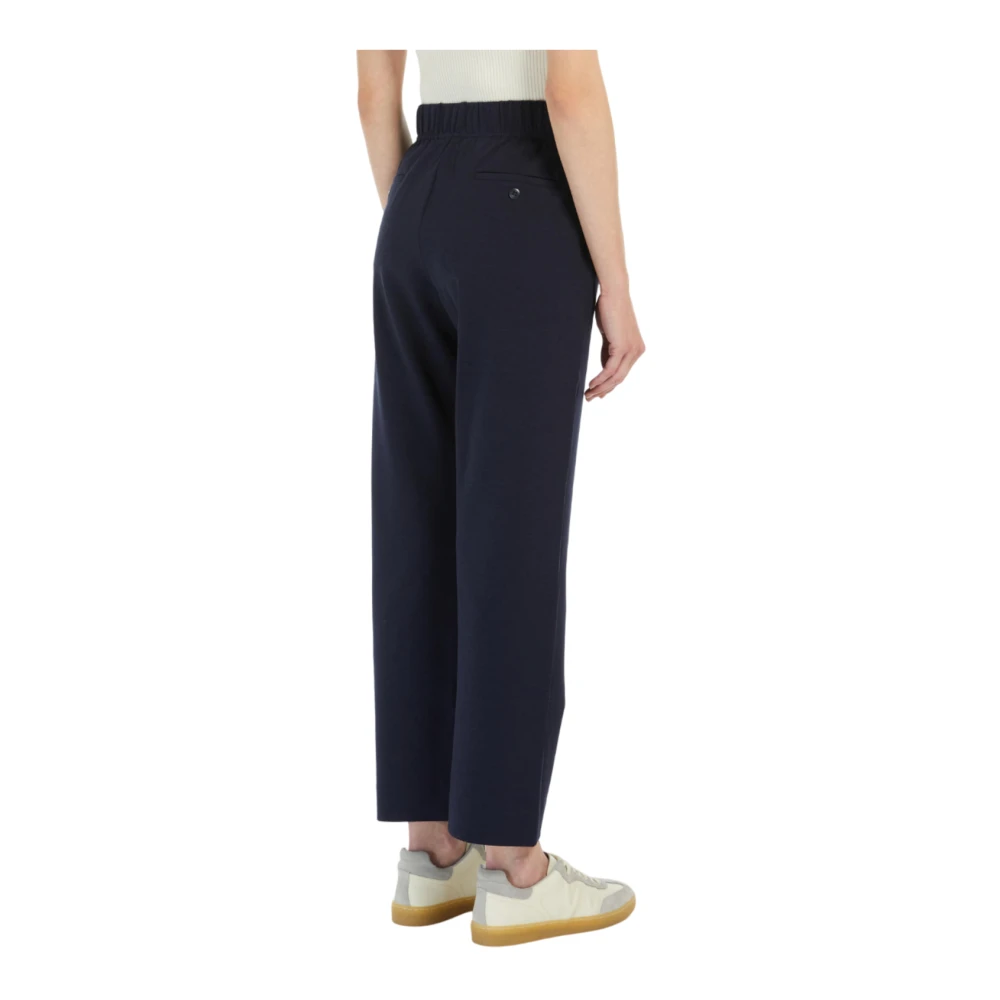 Max Mara Weekend Straight Broek voor Vrouwen Blue Dames