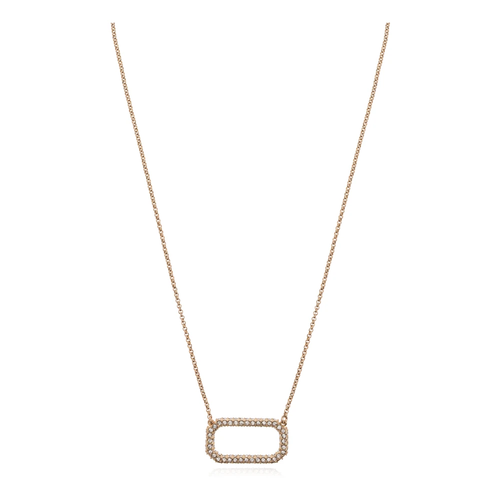 Allsaints Donna Giallo Collana Con Ciondolo Con Cristalli Scintillanti