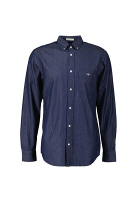 indigo-button-down-skjorte