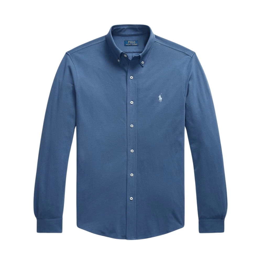 Polo Ralph Lauren Lichtgewicht Mesh Shirt Blue Heren