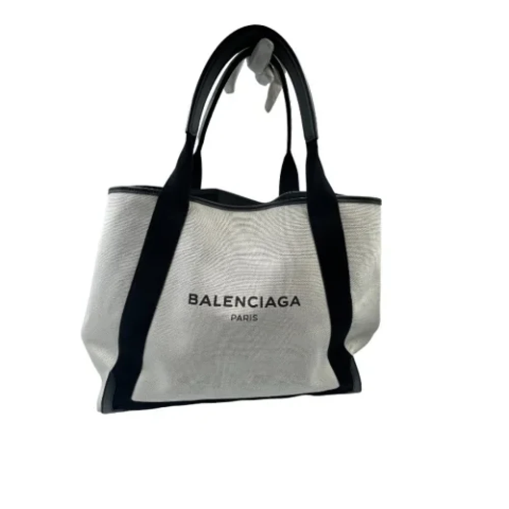 Balenciaga Vintage Pre-owned Canvas totes White Dames